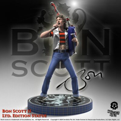 AC/DC Rock Iconz Statue Bon Scott II 24 cm by Knucklebonz - immagine 6