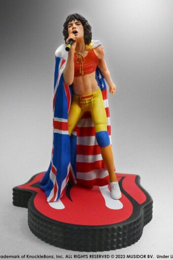 The Rolling Stones Rock Iconz Statue Mick Jagger (Tattoo You Tour 1981) 22 cm