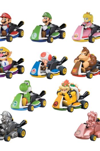 Mario Kart Pull Back Cars Mystery Pack Display (12)