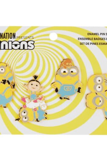 Despicable Me by Loungefly Enamel Pins 4-Set Variety 3 cm