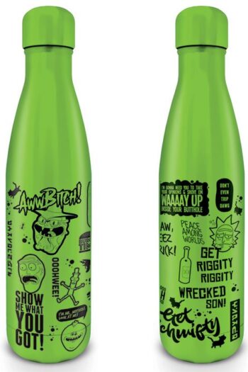 Rick and Morty Drink Bottle Quotes