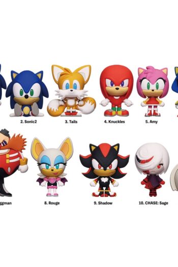 Sonic - The Hedgehog 3D PVC Bag Clips Series 1 Display (24)