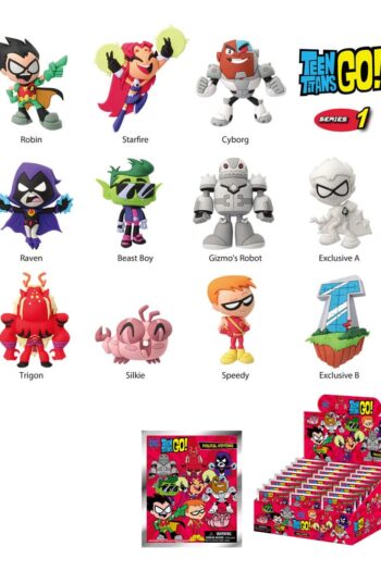 Teen Titans Go! 3D PVC Bag Clips Series 01 Display (24)