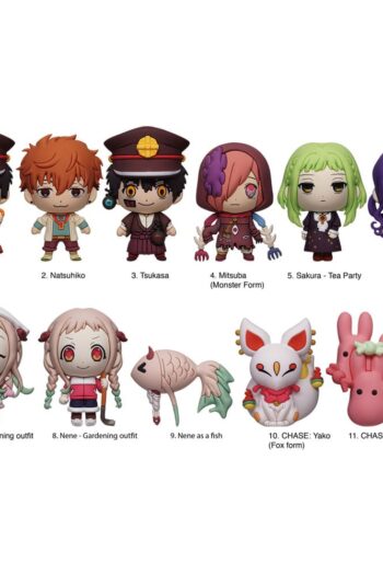 Toilet-Bound Hanako-kun 3D PVC Bag Clips Series 2 Display (24)