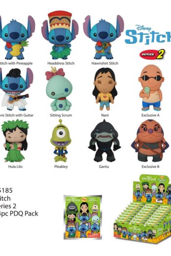 Lilo & Stich 3D PVC Bag Clips Stich Series 2 Display (24)