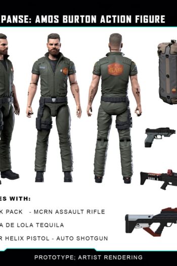 The Expanse Action Figure Amos Burton 20 cm