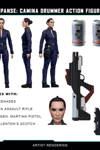 The Expanse Action Figure Camina Drummer 20 cm