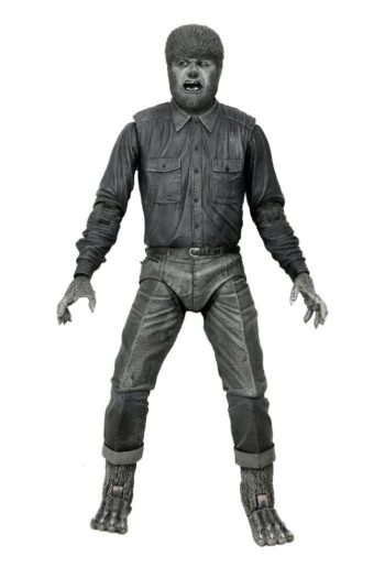 Universal Monsters Action Figure Ultimate The Wolf Man (Black & White) 18 cm