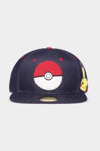 Pokémon Denim Snapback Cap Logo