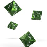 Oakie Doakie Dice D8 Dice 18 mm Goyf Marble - Green (4)