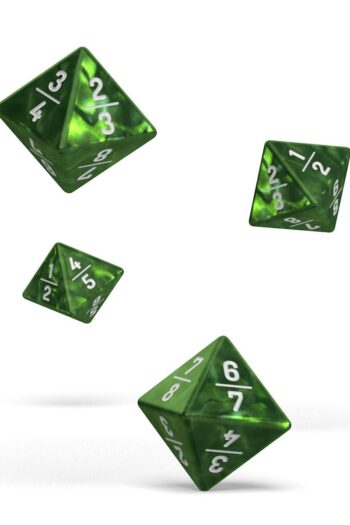 Oakie Doakie Dice D8 Dice 18 mm Goyf Marble - Green (4)
