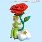 The Little Prince Figure Under the Rose 9 cm