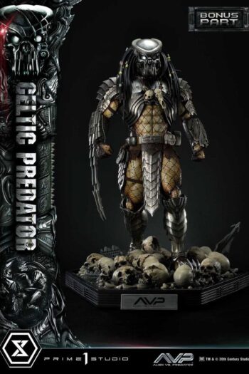 The Alien vs. Predator Museum Masterline Series Statue 1/3 Celtic Predator Bonus Ver. 95 cm
