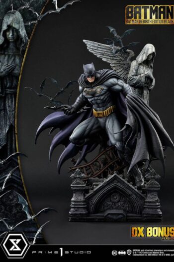 Batman Ultimate Premium Masterline Series Statue 1/4 Batman Rebirth Edition Black Deluxe Bonus Version 71 cm