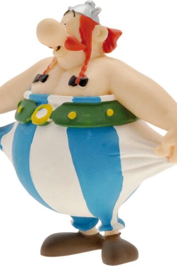 Asterix Figure Obelix holding his pants 8 cm