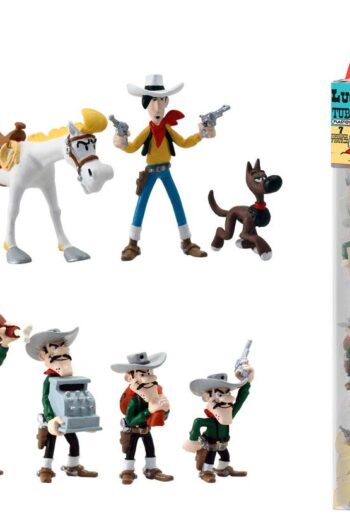 Lucky Luke Mini Figure 7-Pack Characters 4 - 10 cm