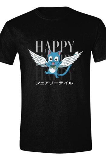 Fairy Tail T-Shirt Happy Happy Happy Size XL