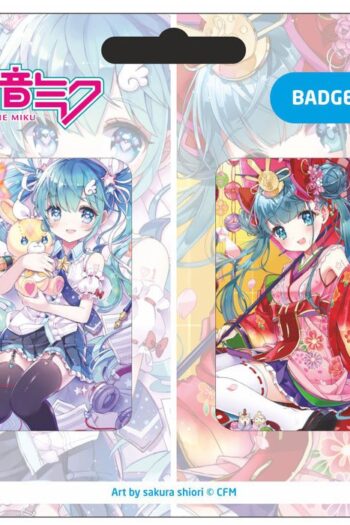 Hatsune Miku Pin Badges 2-Pack Set B