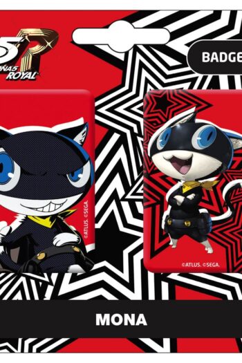 Persona 5 Royal Pin Badges 2-Pack Mona / Morgana