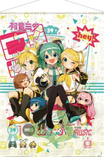 Vocaloid Wallscroll Hey! Piapro Characters 50 x 70 cm
