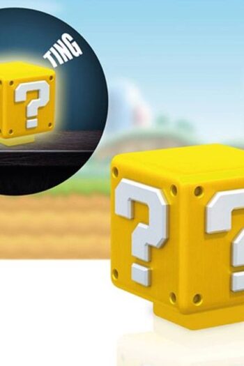 Super Mario Nightlight with Sound Question Block 8 cm