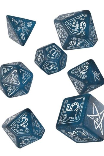 Call of Cthulhu Dice Set Abyssal & White (7)