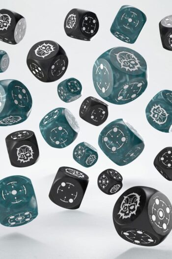 Crosshairs Compact D6 Dice Set Stormy&Black (20)