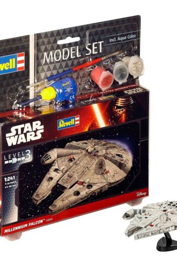 Star Wars Model Kit 1/241 Model Set Millennium Falcon 10 cm