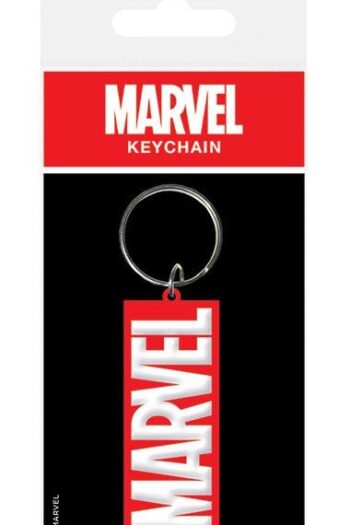 Marvel Comics Rubber Keychain Logo 6 cm