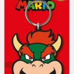 Super Mario Rubber Keychain Bowser 6 cm