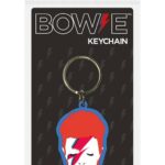 David Bowie Rubber Keychain Aladdin Sane 6 cm