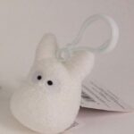 My Neighbor Totoro Plush Backpack Clip Totoro white 6 cm