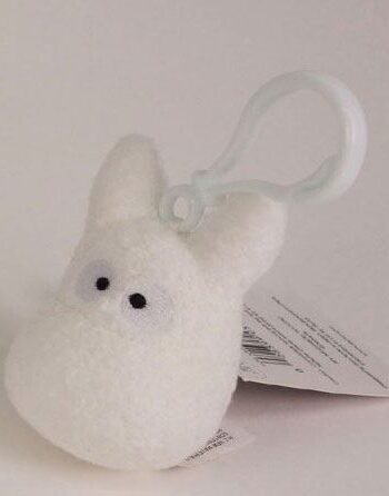 My Neighbor Totoro Plush Backpack Clip Totoro white 6 cm
