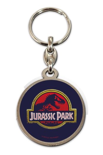 Jurassic Park Metal Keychain Movie Logo 7 cm