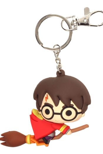 Harry Potter Rubber Keychain Harry on Broom 7 cm