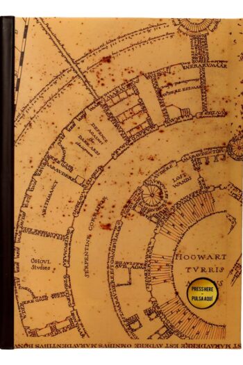 Harry Potter Notebook with Light Marauder's Map