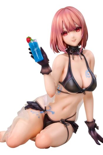 Original Character PVC Statue necömi Illustration One more drink for the vacation 13 cm
