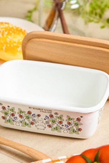 My Neighbor Totoro butter dish with wooden lid Soot Sprites 500 ml
