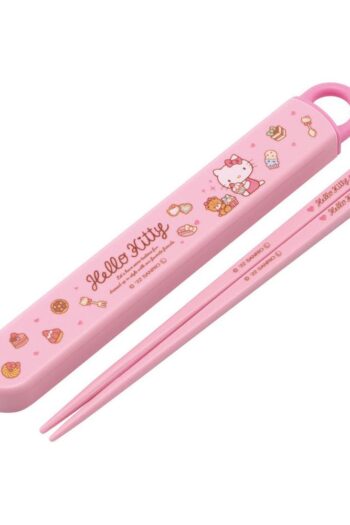Hello Kitty Chopsticks with Box Sweety pink 16 cm