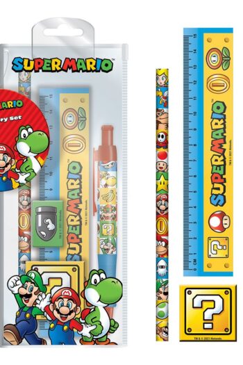 Super Mario 5-Piece Stationery Set