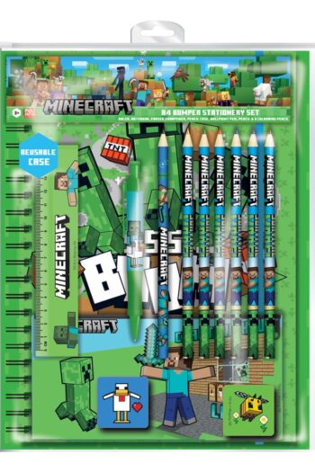 Minecraft 12-Piece Stationery Set A4 Bumper