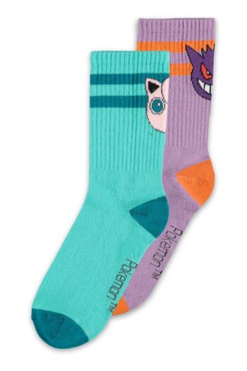 Pokémon Socks 2-Pack Heads Grey 39-42