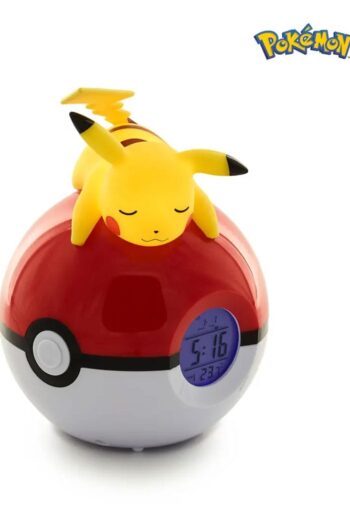 Pokémon Alarm Clock Pokeball with Light Pikachu 18 cm
