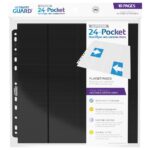 Ultimate Guard 24-Pocket QuadRow Pages Side-Loading (10) - Black