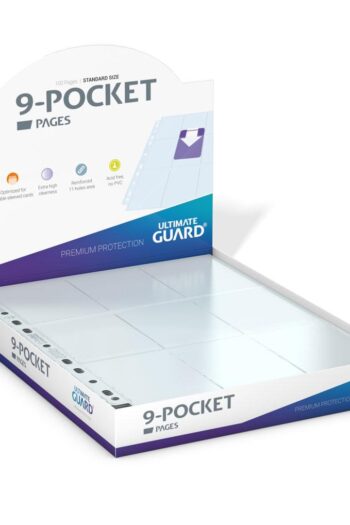 Ultimate Guard 9-Pocket Pages Top-Loading (100) - Transparent