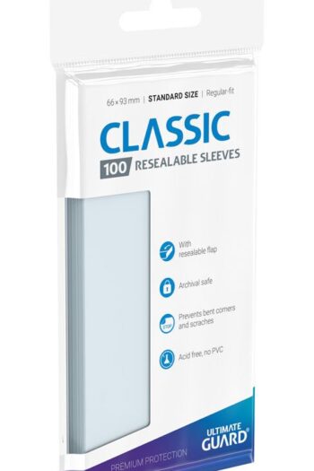 Ultimate Guard Classic Sleeves Standard Size (100) - Resealable