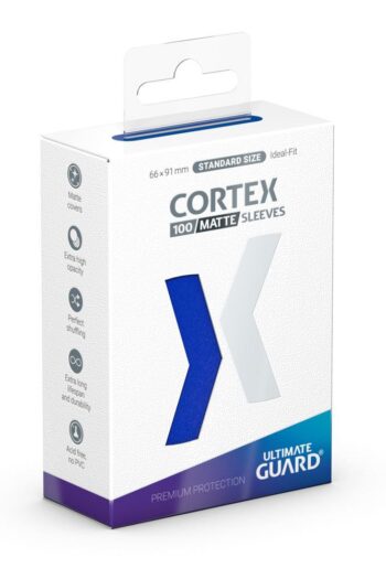 Ultimate Guard Cortex Sleeves Matte Standard Size (100) - Blue