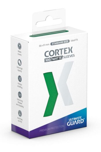 Ultimate Guard Cortex Sleeves Matte Standard Size (100) - Green