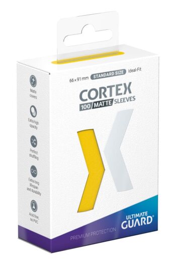 Ultimate Guard Cortex Sleeves Matte Standard Size (100) - Yellow