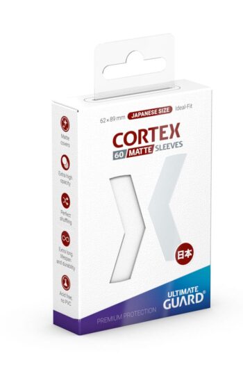 Ultimate Guard Cortex Sleeves Matte Japanese Size (60) - White